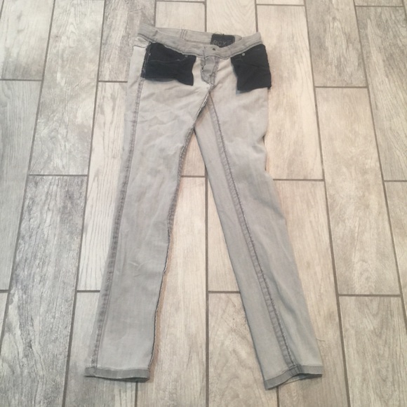 Roxy women’s Juniors gray jeans size 7 - Picture 12 of 13
